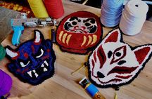 Kyoto:Craft Oni/Kitsune/Daruma rugs in a Tufting Atelier