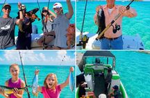 Shared bottom fishing with Beers and lunch!