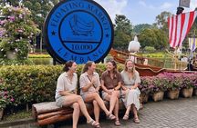 Jakarta to Bandung by Whoosh Train: Waterfall & Floating Market
