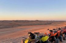 Agafay Desert at Sunset Quad Camel Pool and Moroccan Dinner Show