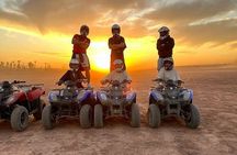 Agafay Desert at Sunset Quad Camel Pool and Moroccan Dinner Show