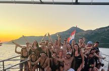 Dubrovnik Sunset Boat Party with Cave Swim and Club Entry with DJ
