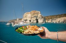 Milos Luxury Sailboat Cruise to Kleftiko Bay with Meal and Drinks