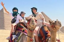Giza Pyramids and Sphinx Private Tour with Camel Ride