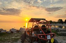Fažana: 3H Sunset Buggy Tour with Beach Bar Drink