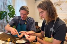 Osaka Okonomiyaki,Omusoba,Wagashi & Matcha Cooking Class