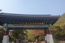 Exploring a thousand years Buddhism temple from Seoraksan hiking