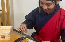 Osaka Local Market Tour with Box Sushi Making & Matcha Experience