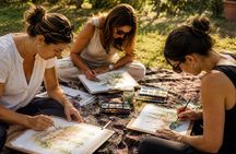 Watercolor Painting Class in Rome with Local Artist