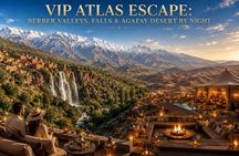 VIP Atlas Escape: Berber Valleys, falls & Agafay Desert by Night
