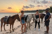 Turks & Caicos Sunset Horseback Ride at Blue Hills Beach