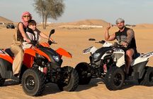 Desert Safari Abu Dhabi with Quad Bike, BBQ Dinner & Camel Ride