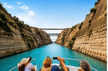 Corinth Canal Cruises Passage By St Andreas Glass Bottom Boat