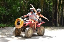 Cancun Jungle ATV, Zipline, Cenote Tour, Pickup & Lunch