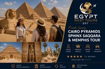 Private Luxury Cairo Pyramids Sphinx Saqqara & Memphis Tour