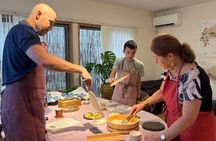 Osaka Nigiri Sushi, Tempura, Wagashi and Matcha Cooking Class