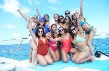 Cruero privado Catamaran con tobogán y bebidas ilimitadas