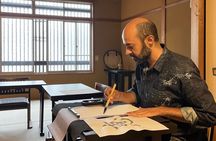 Hands-on Zen Calligraphy & 150-Year-Old Kyoto Machiya Tour