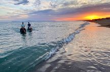Sunset Horse Riding on the Beach near to Katakolo and Kourouta