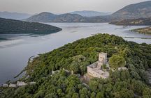Ksamil: Lake Boat Tour With Swimming Mercedes Ride Food&Drinks