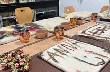 Traditional Moroccan Felt Making with Local Artisan as Guide
