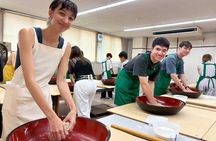 Tokyo Matcha Soba Making Experience with a Soba Chef