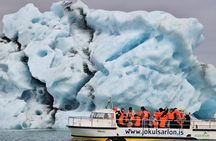 Reykjavik: Glacier Lagoon Boat Ride & South Coast Full Day Tour