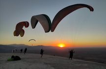 Sunset Paragliding Over Agafay Desert from Marrakech