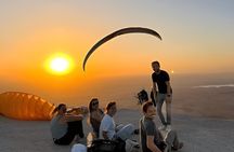 Sunset Paragliding Over Agafay Desert from Marrakech