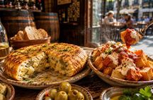 Vegetarian Barcelona Tapas and Wine Tour in Gracia Full Meal