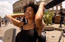 Rome: Vespa Sidecar Tour with Artisanal Ice Cream
