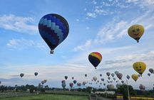 Sunrise experience: hot air balloon flight over Teotihuacan