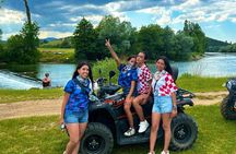 Split ATV Quad Tour & Waterfall Swim, from Dust to Paradise
