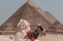 Giza Pyramids guided tour, Sphinx, Photoshoot with Jumping Horse