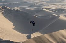 Paragliding over the Huacachina Desert