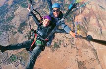 Sunset Paragliding in Atlas Mountains Fly Above Agafay Desert