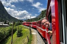 Intimate Small-Group Bernina UNESCO Scenic Train on Swiss Alps