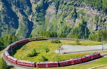 Intimate Small-Group Bernina UNESCO Scenic Train on Swiss Alps