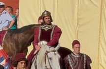 Palio di Siena Experience with Aperitivo & Entry Assistance