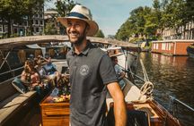 The Ultimate Amsterdam Canal Cruise - 2hr - Small Group with Drinks & Snacks