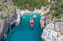 Gazipasa Hidden Bays Boat Tour and Lunch From Alanya