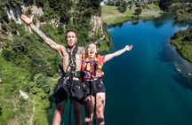 Taupo Bungy Jump New Zealand Water Touch