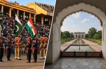 Wagah Border Flag Ceremony and Shalimar Gardens Private Tour
