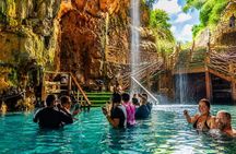 Punta Cana Domitai Park 9 in 1 Buggy Zipline Cenote Lunch, Pickup
