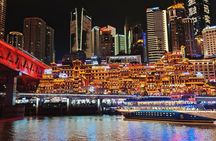 Chongqing: VIP Two Rivers Night Cruise Ticket With Live Show