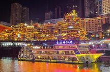 Chongqing: VIP Two Rivers Night Cruise Ticket With Live Show