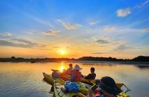 Sunset Paddle and Lantern Town