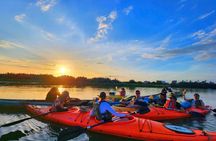 Sunset Paddle and Lantern Town