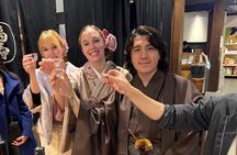 Kobe Sake Brewery Hopping and Local Izakaya Dinner in Sannomiya