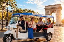 Top 15 Paris Attractions Private Guided Tour by Tuk Tuk